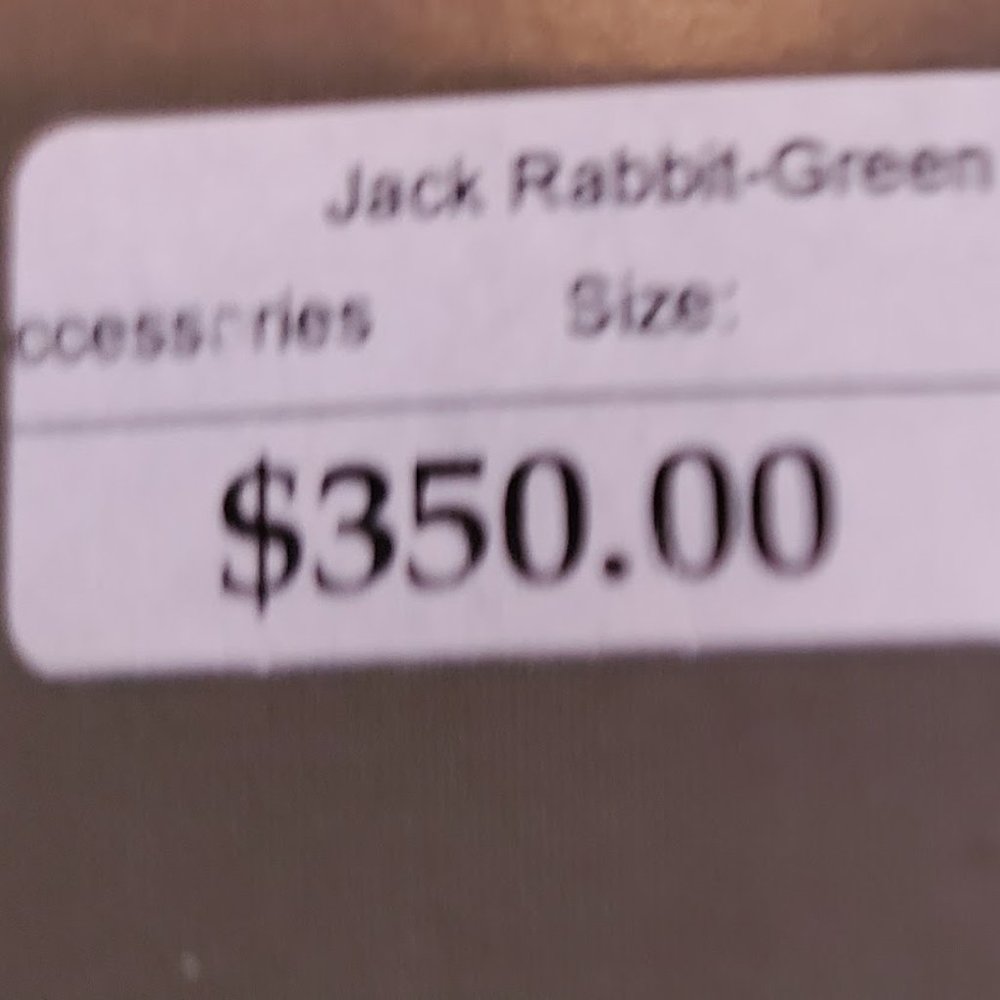 Jack Rabbit Green Purse - Picture 10 of 10